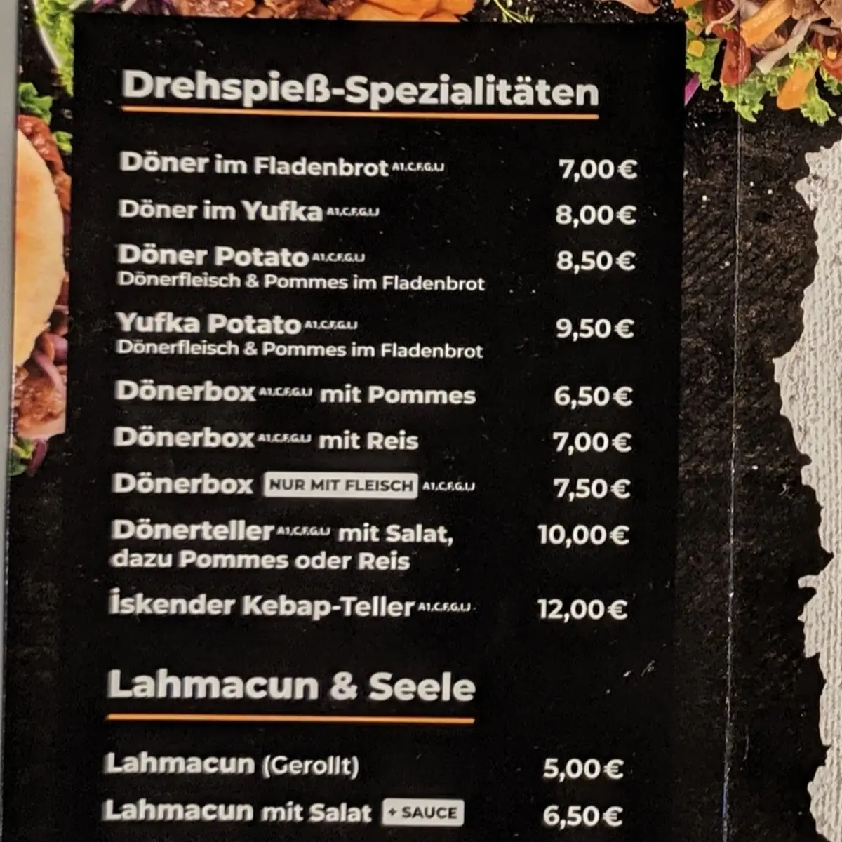 Speisekarte photo 4