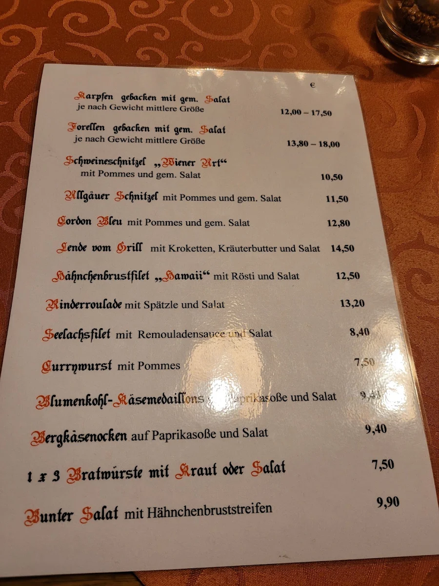 Speisekarte photo 2