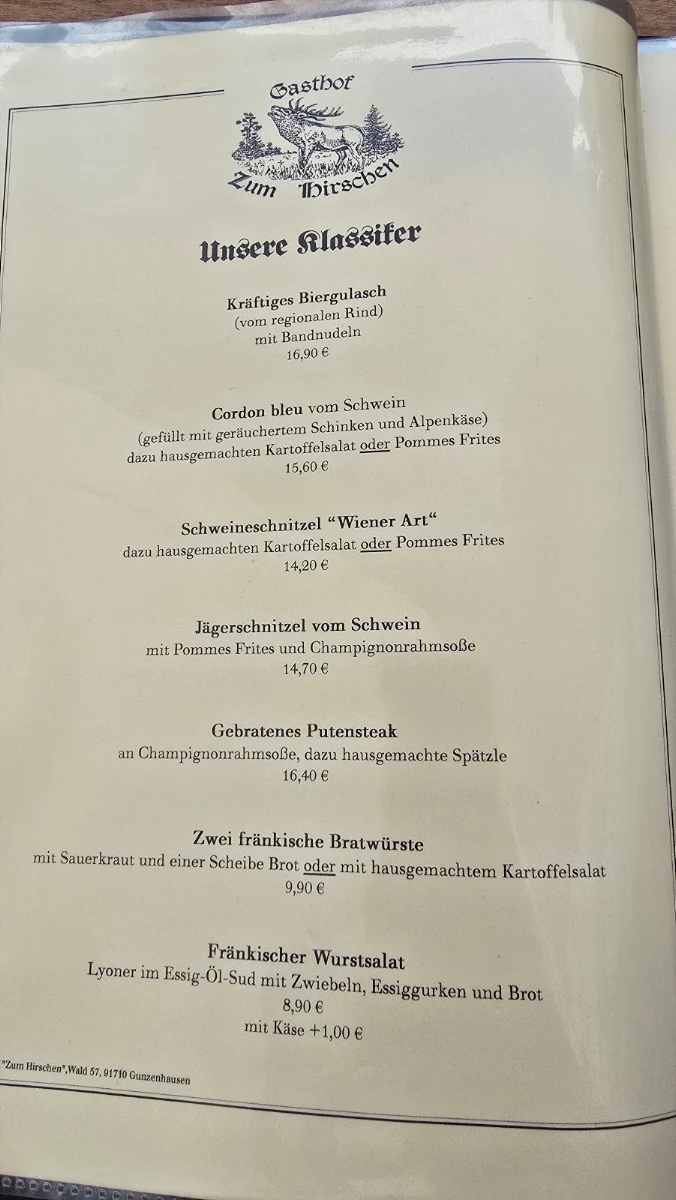 Speisekarte photo 1