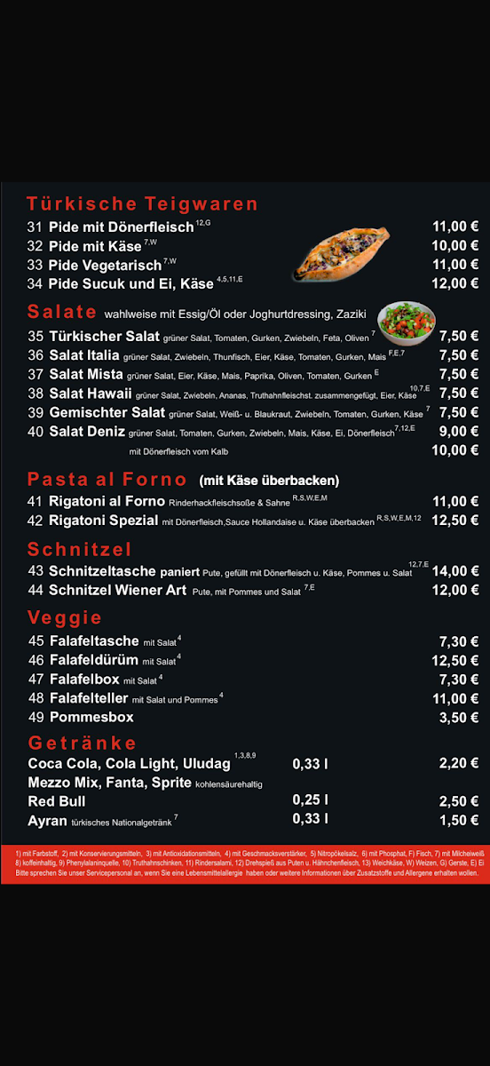 Speisekarte photo 2