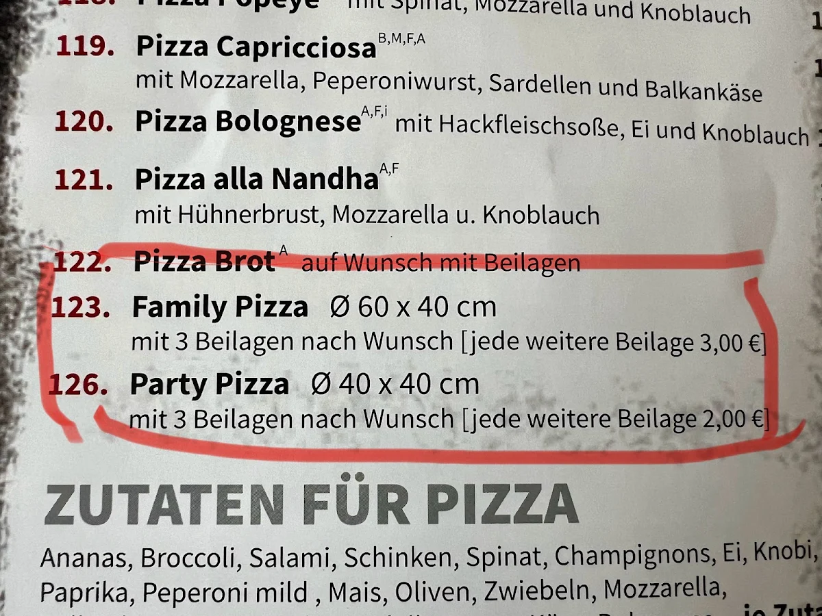 Speisekarte photo 1