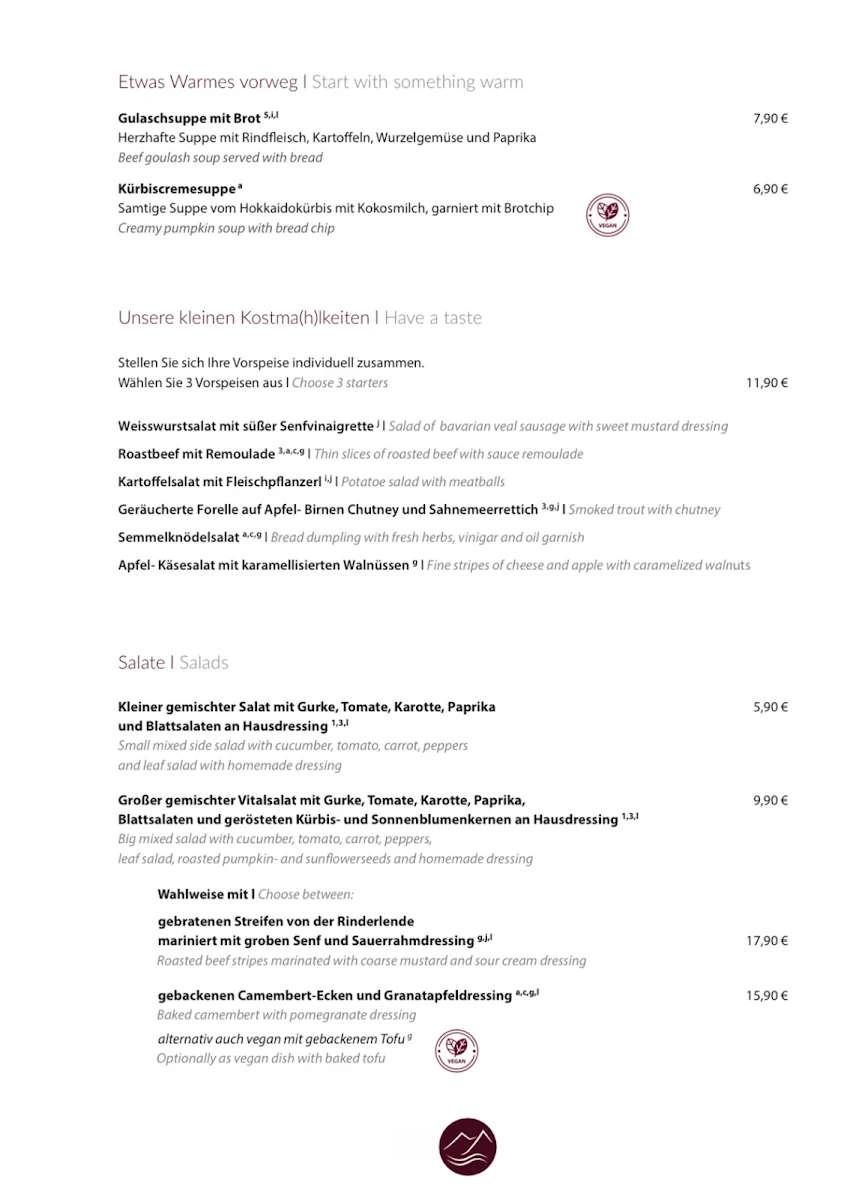 Speisekarte photo 3