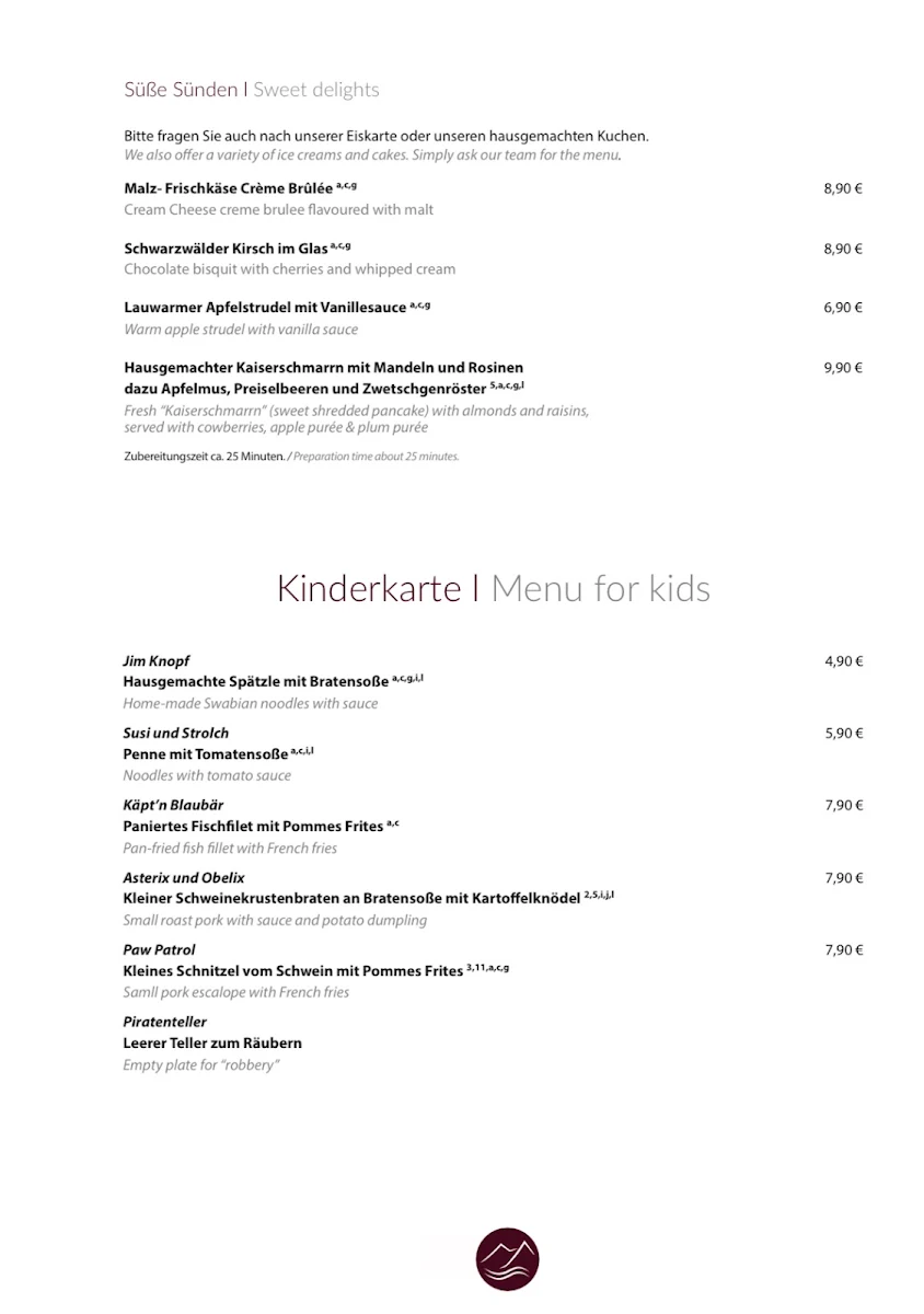 Speisekarte photo 4
