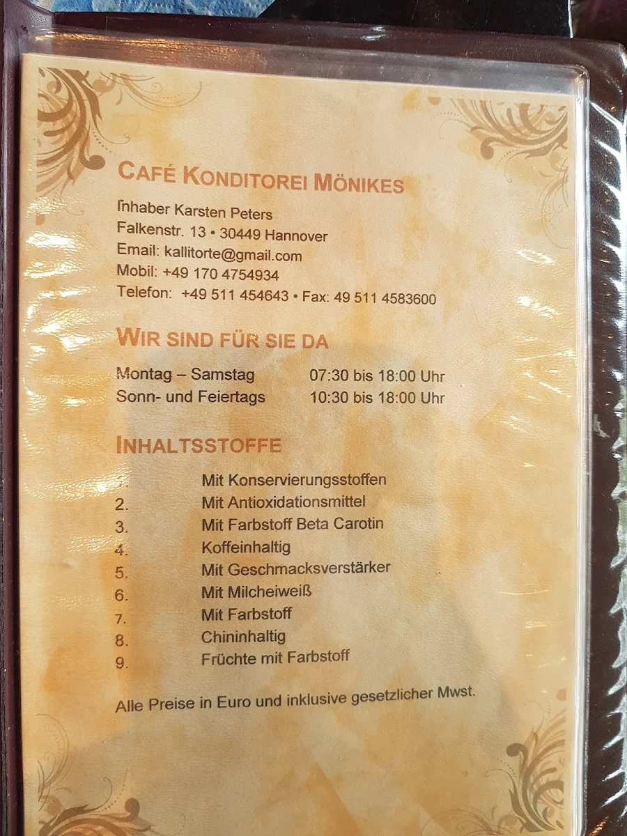 Speisekarte photo 3