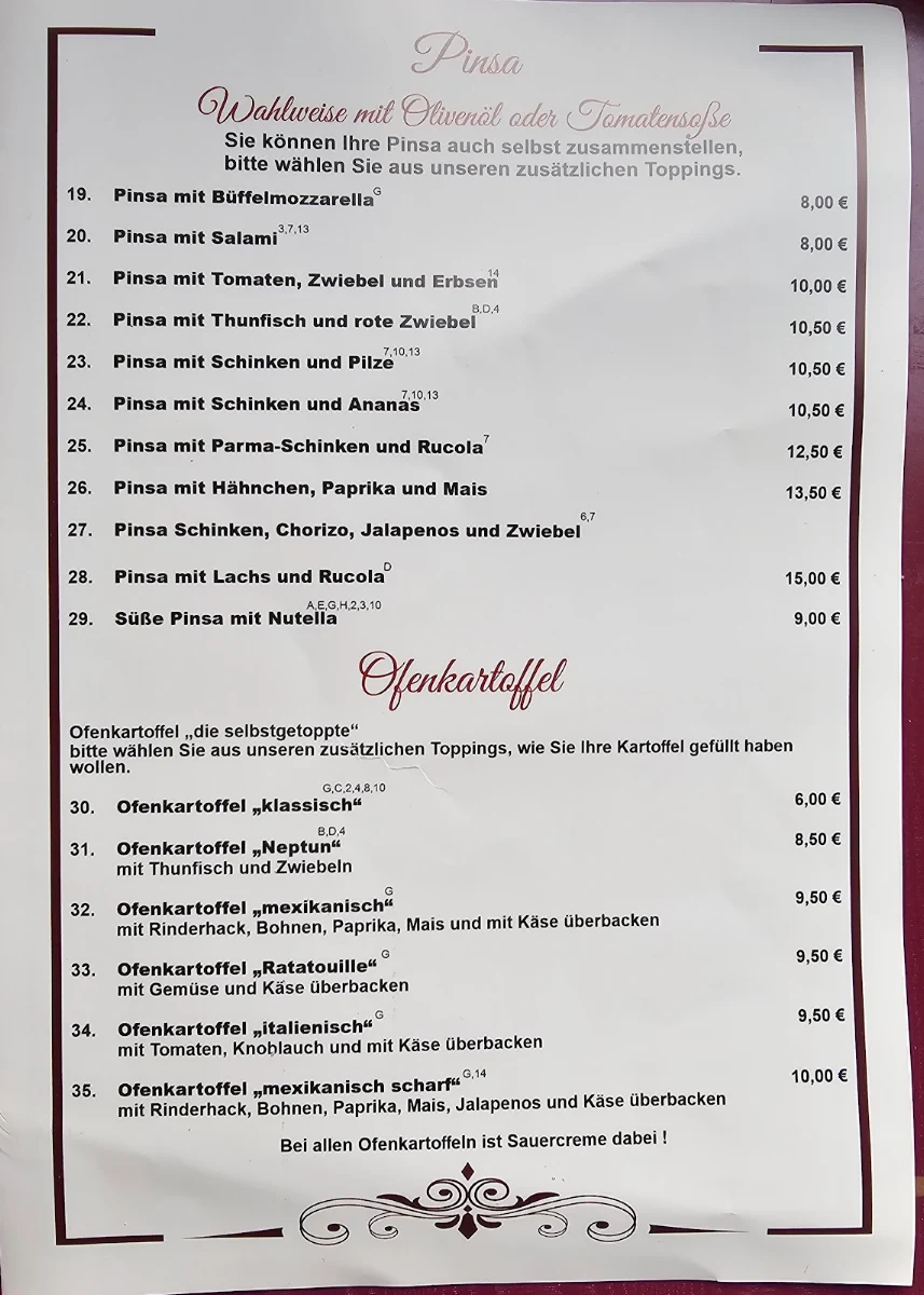 Speisekarte photo 2