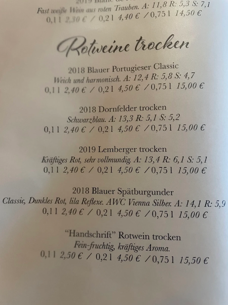 Speisekarte photo 1