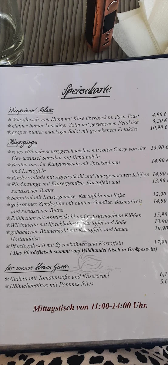 Speisekarte photo 1