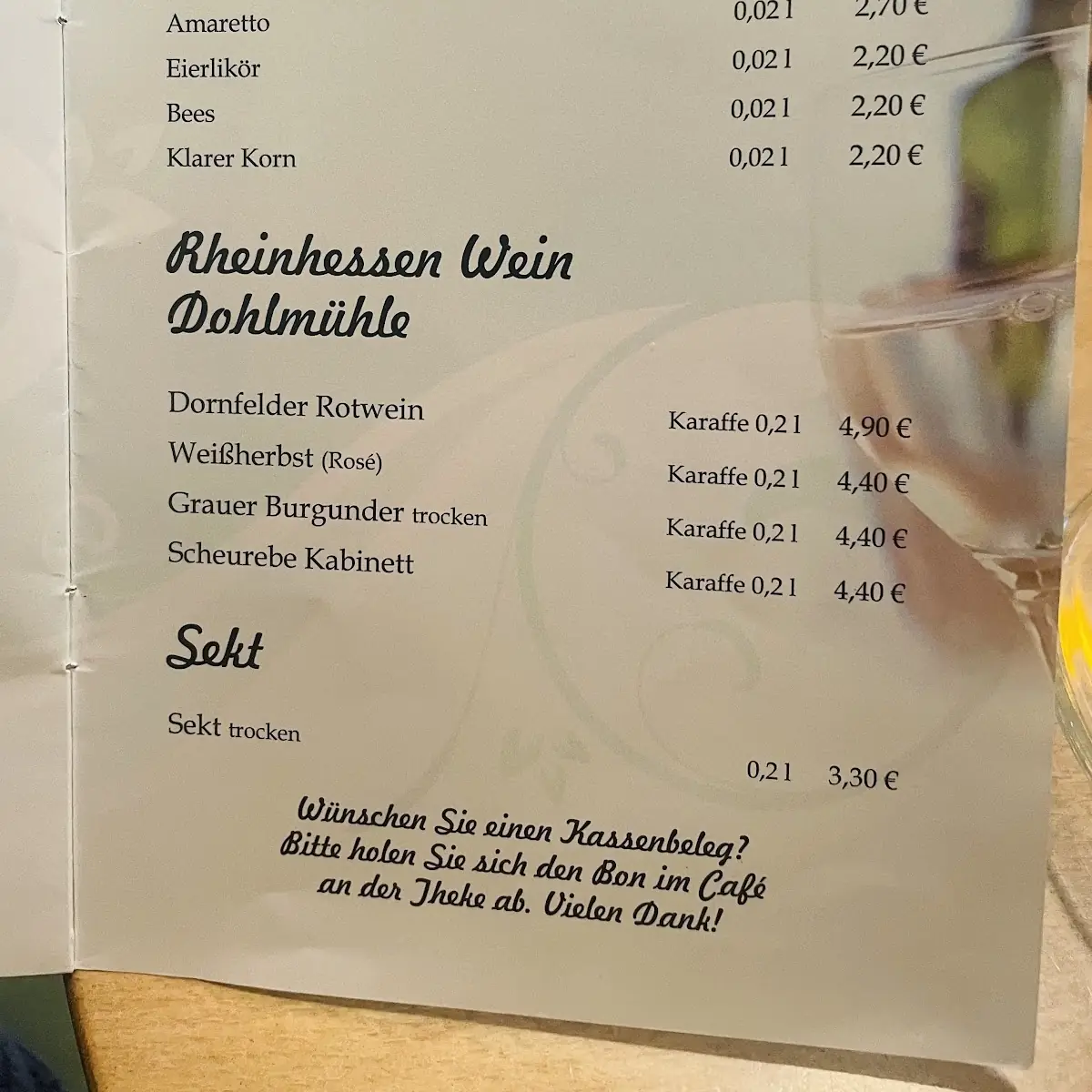Speisekarte photo 5