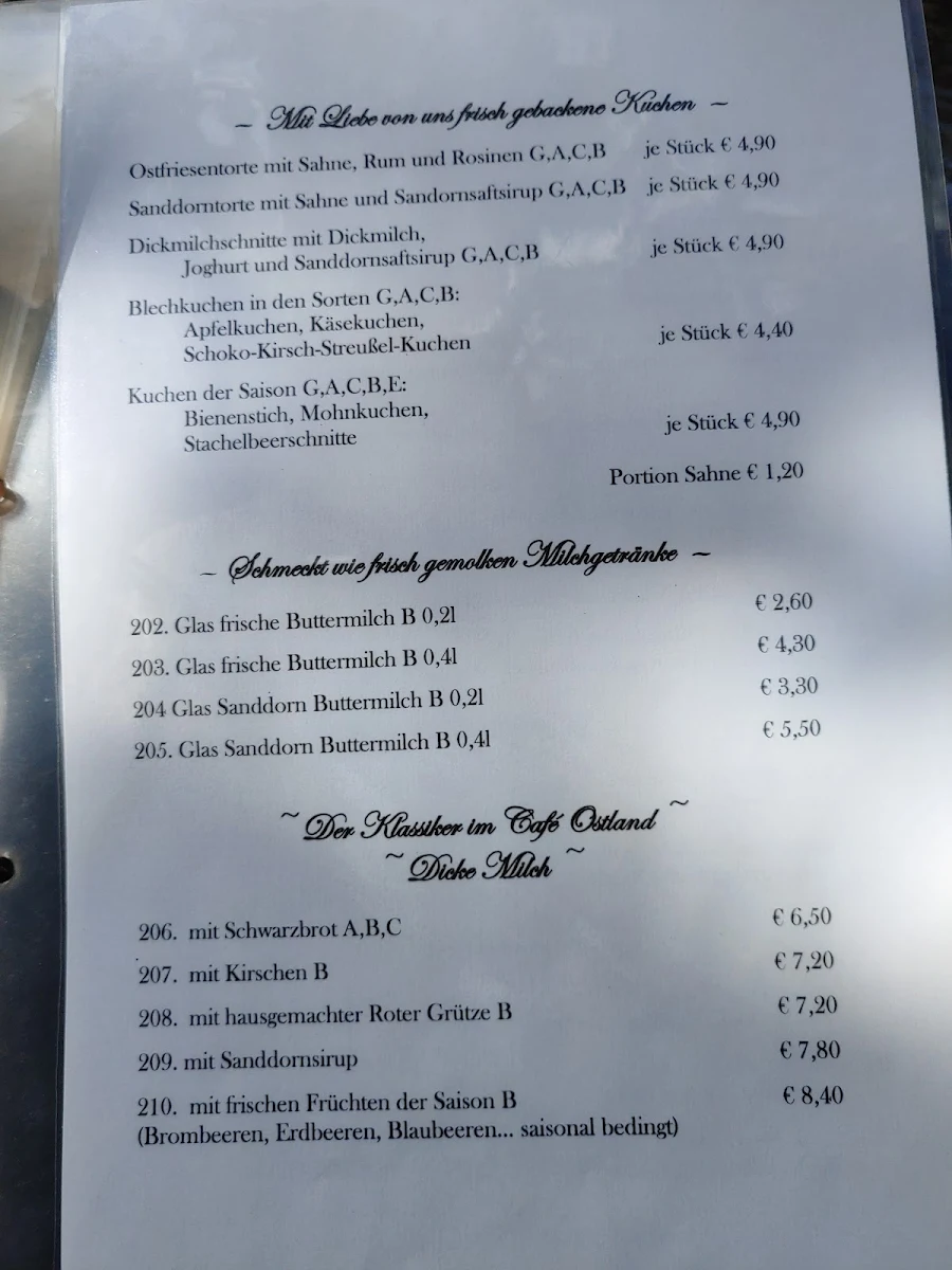 Speisekarte photo 2