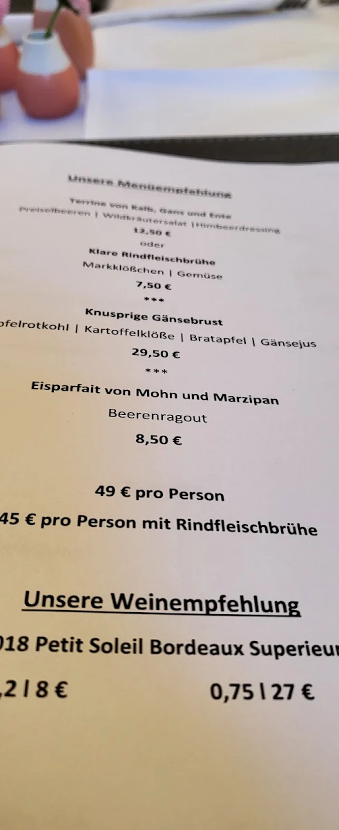 Speisekarte photo 1