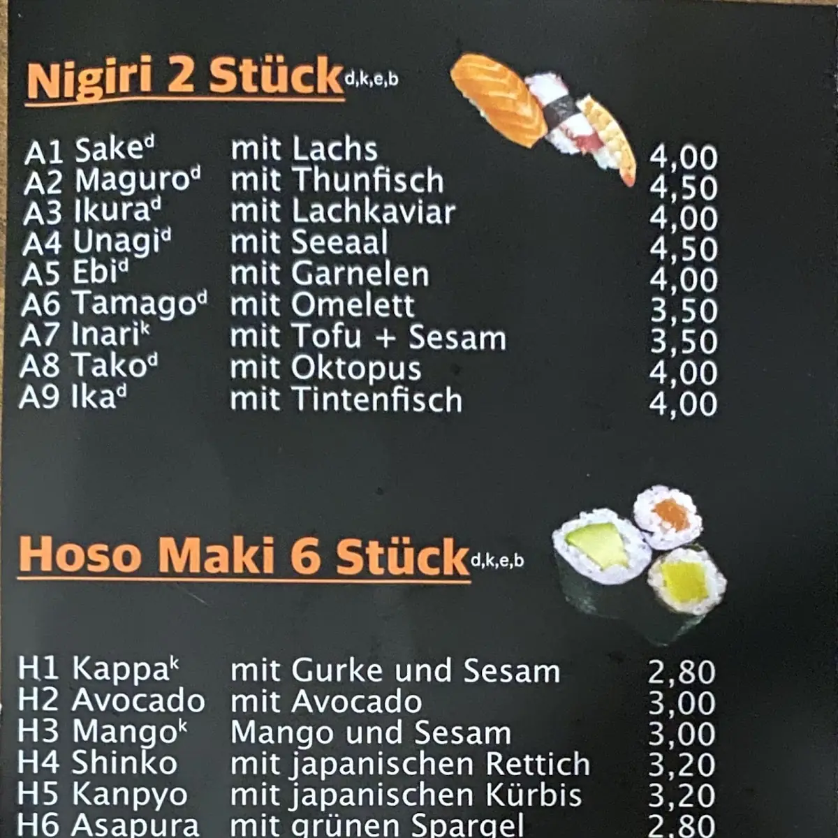 Speisekarte photo 1