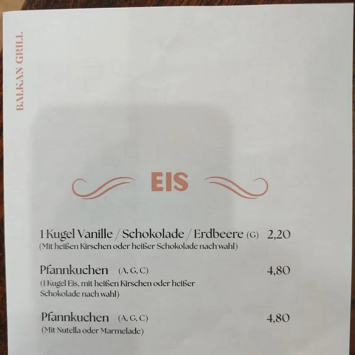 Speisekarte photo 3