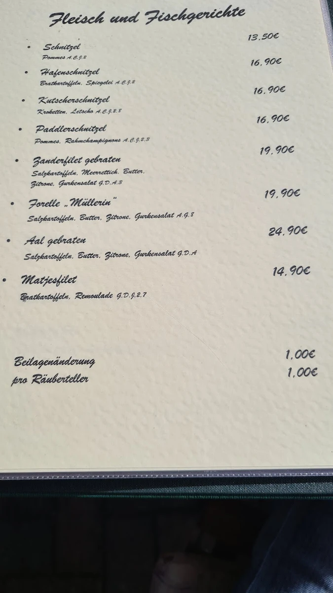 Speisekarte photo 1