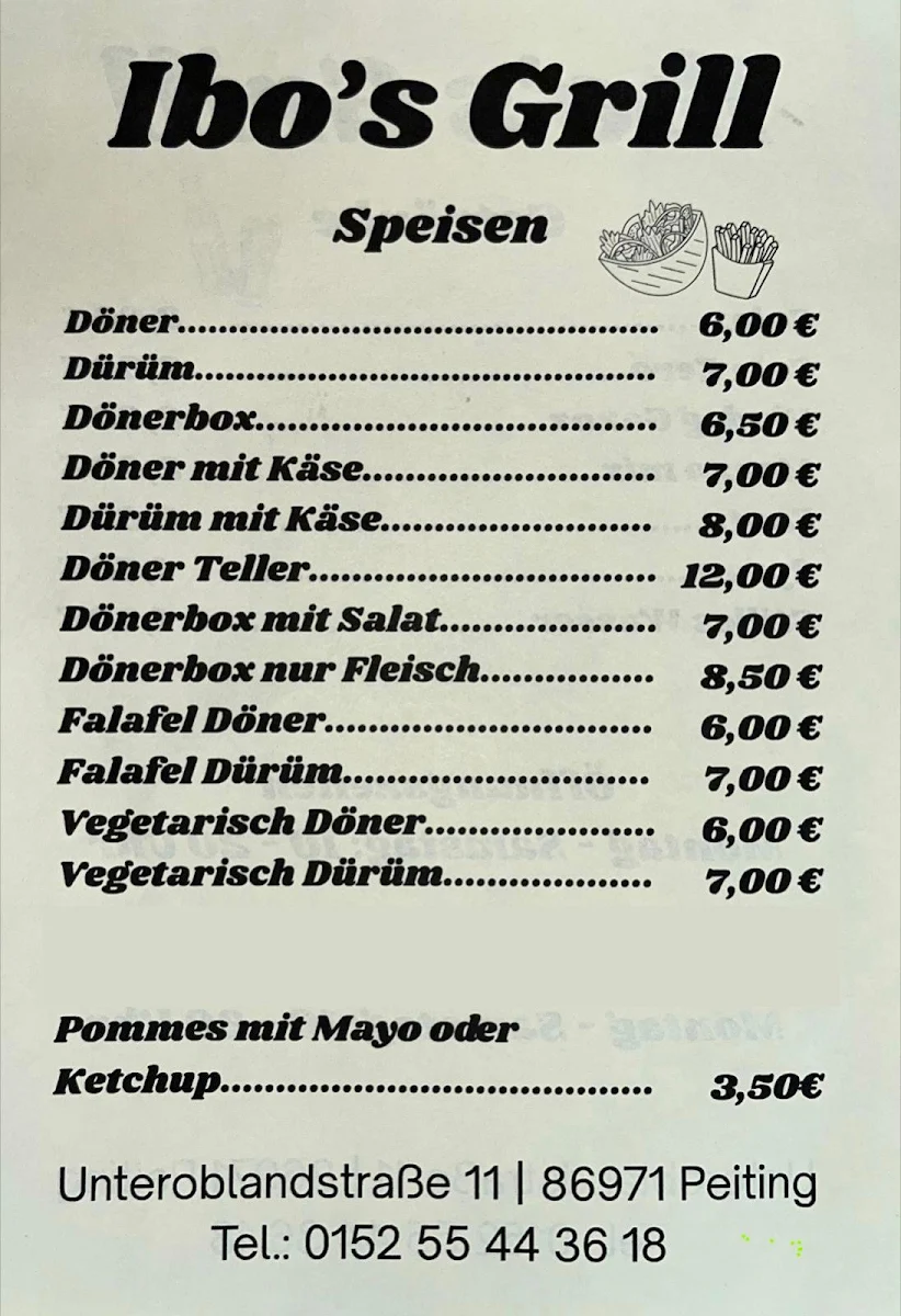 Speisekarte photo 1