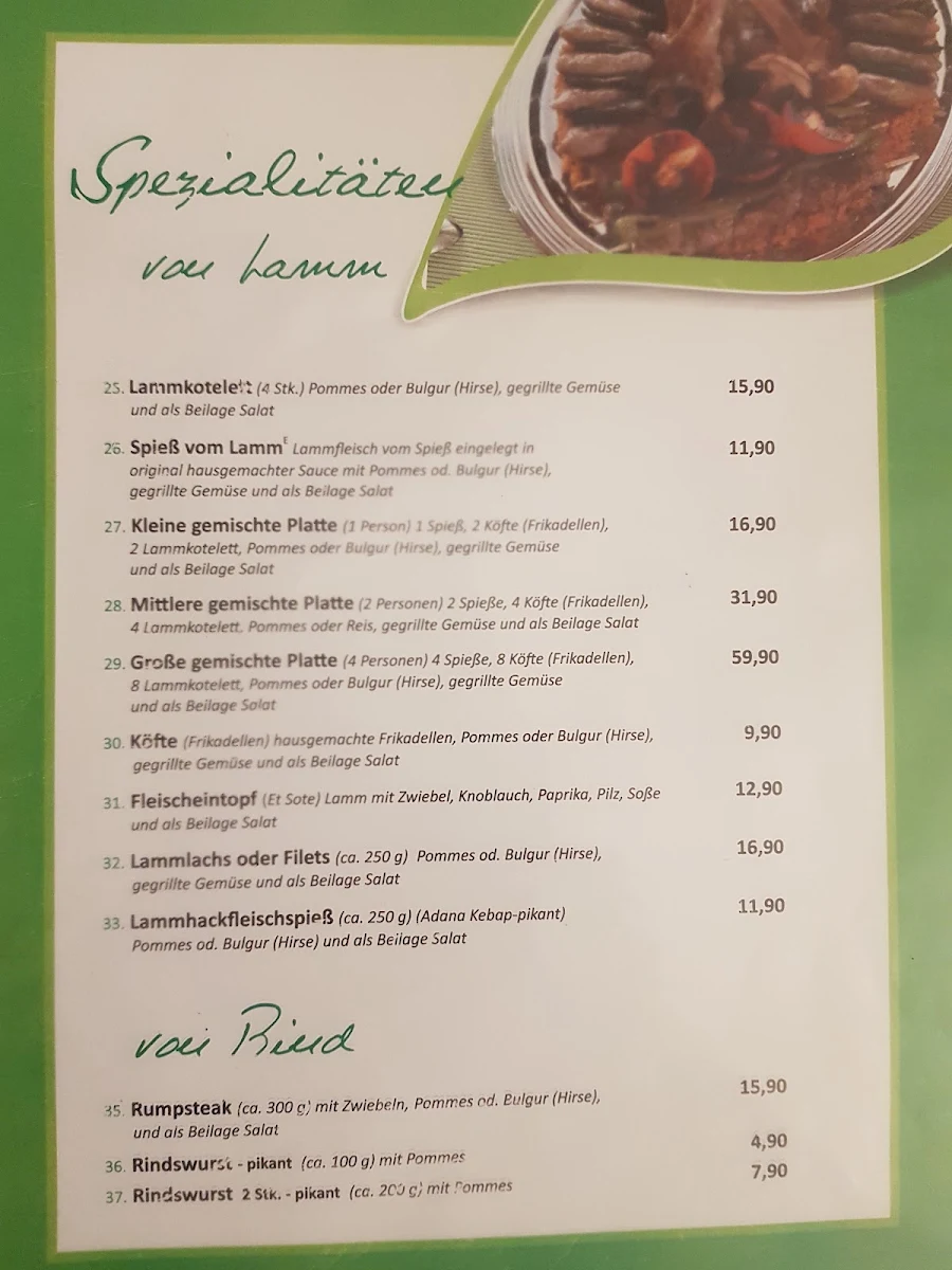 Speisekarte photo 1