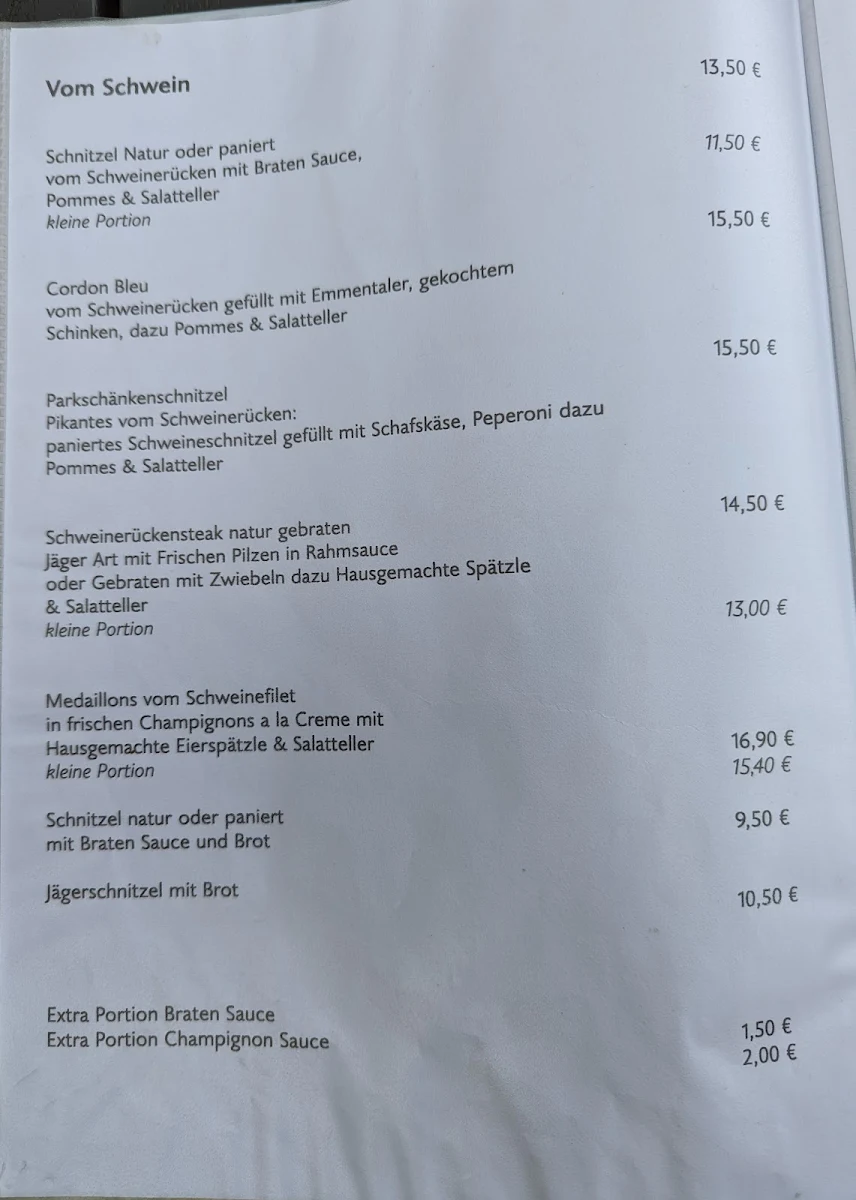 Speisekarte photo 4
