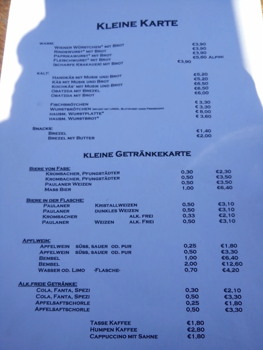 Speisekarte photo 5