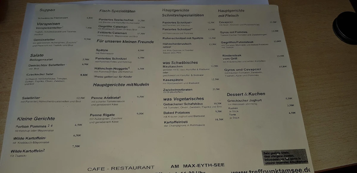 Speisekarte photo 2