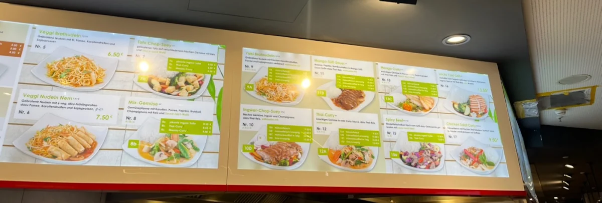 Speisekarte, LeboQ Fine Asia Cuisine