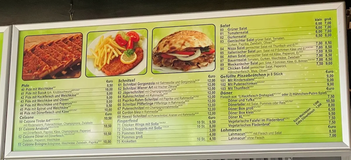 Speisekarte, Best of Grill und Pizza Haus