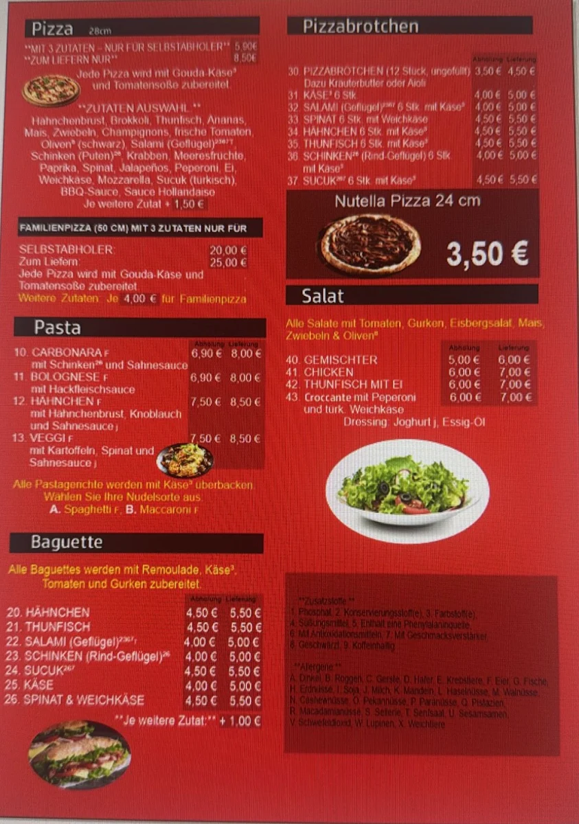 Speisekarte photo 1