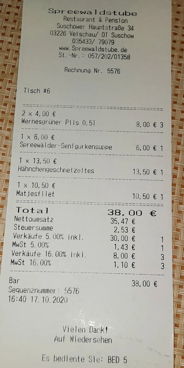 Speisekarte photo 3