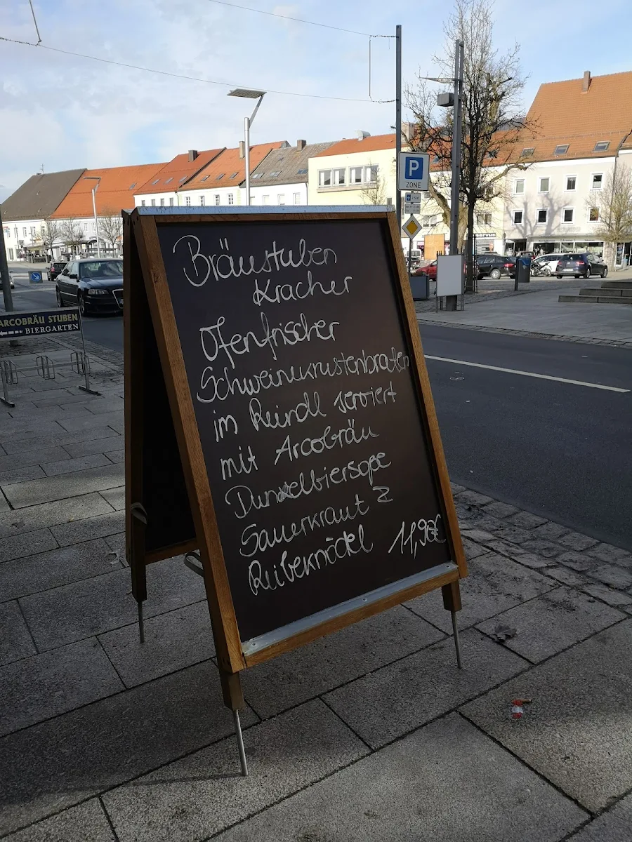 Speisekarte, Arcobräu Stuben