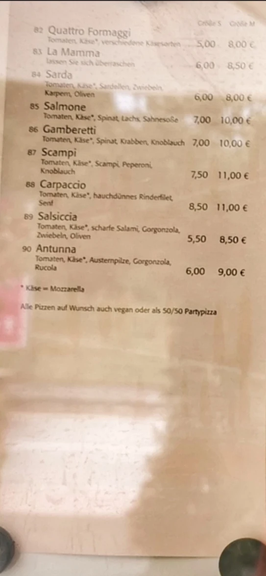 Speisekarte photo 5