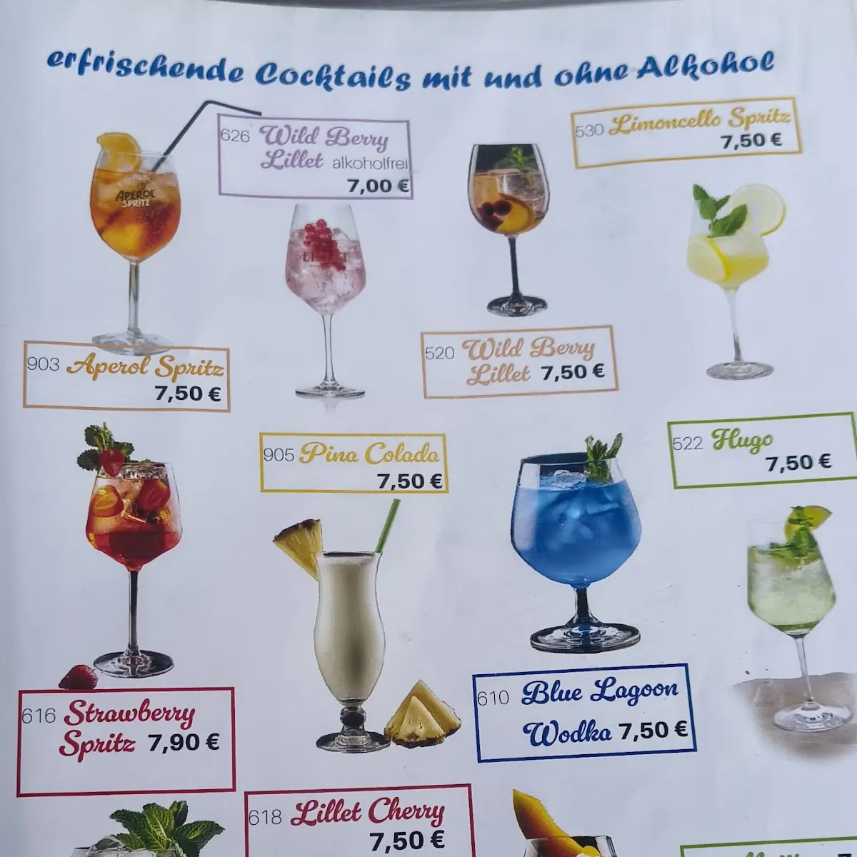 Speisekarte photo 6