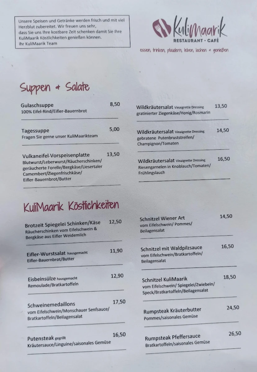 Speisekarte photo 8