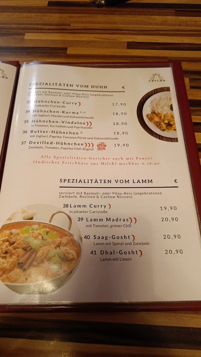 Speisekarte photo 2