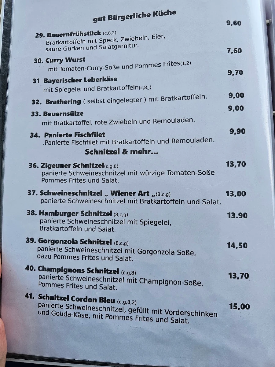 Speisekarte photo 1