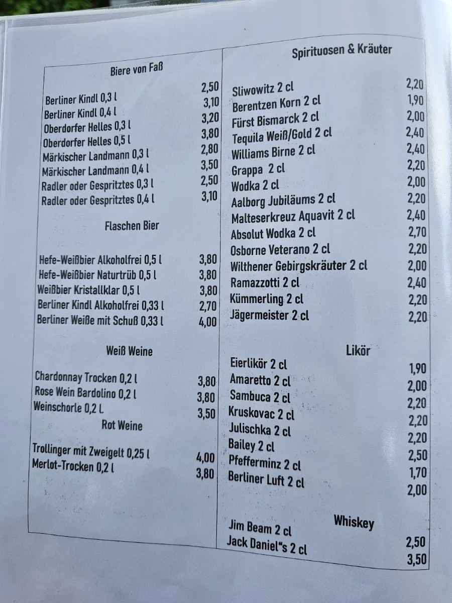 Speisekarte photo 2