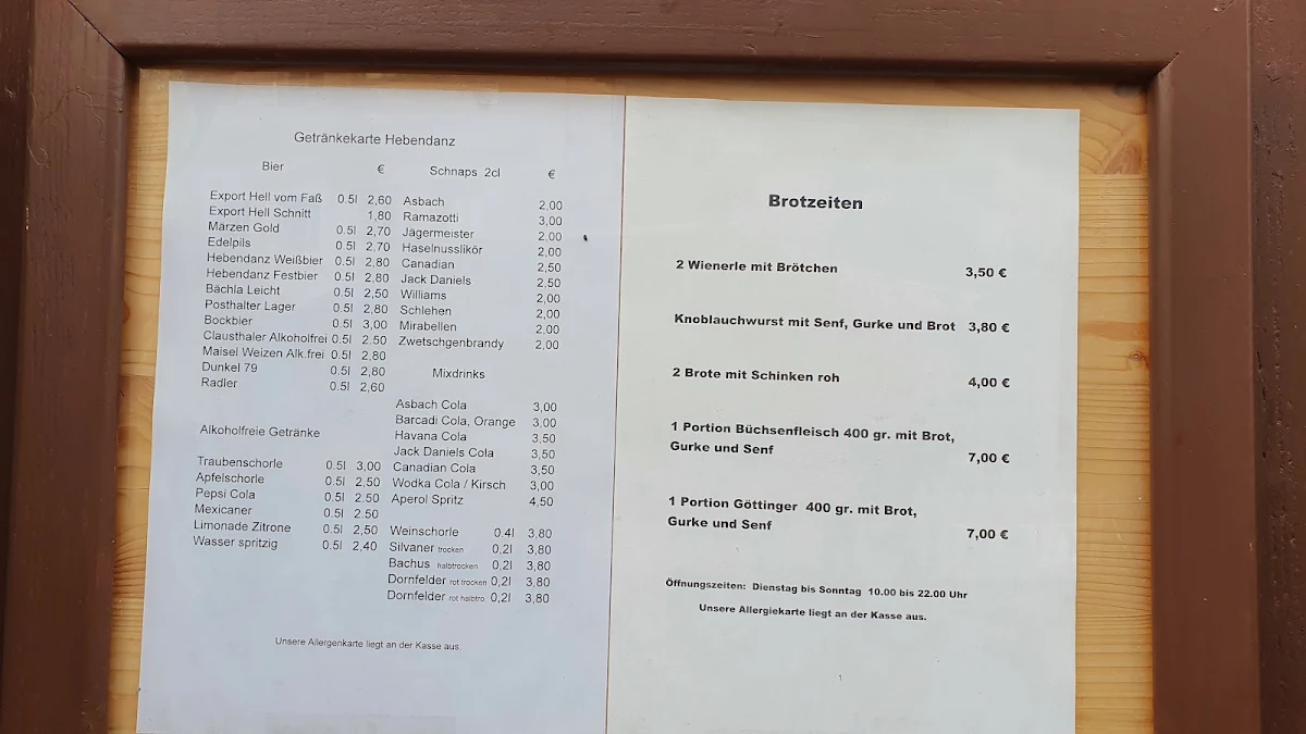 Speisekarte photo 2
