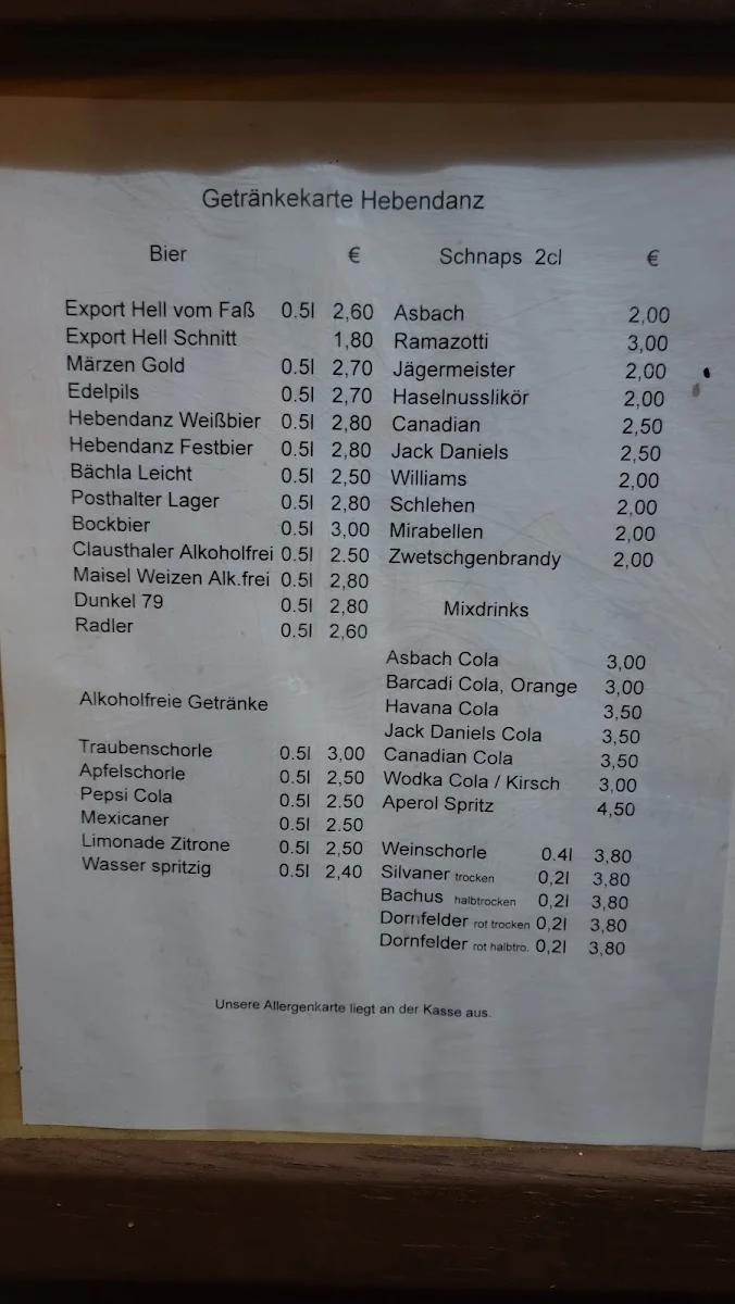 Speisekarte photo 5
