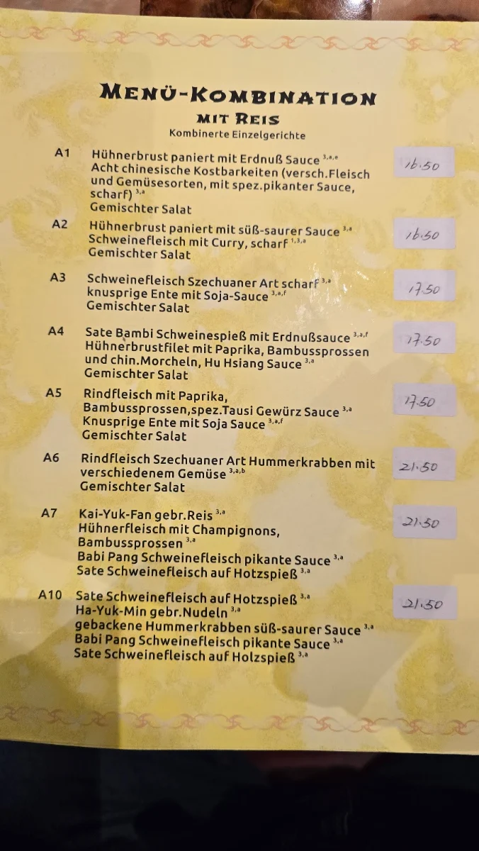 Speisekarte photo 1