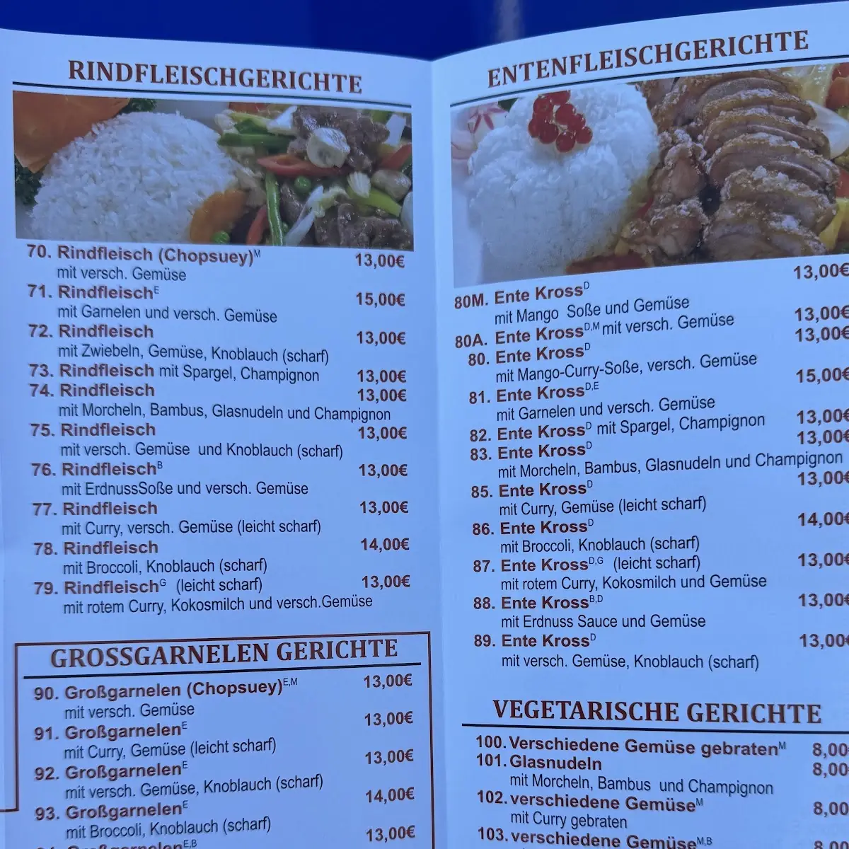Speisekarte photo 3