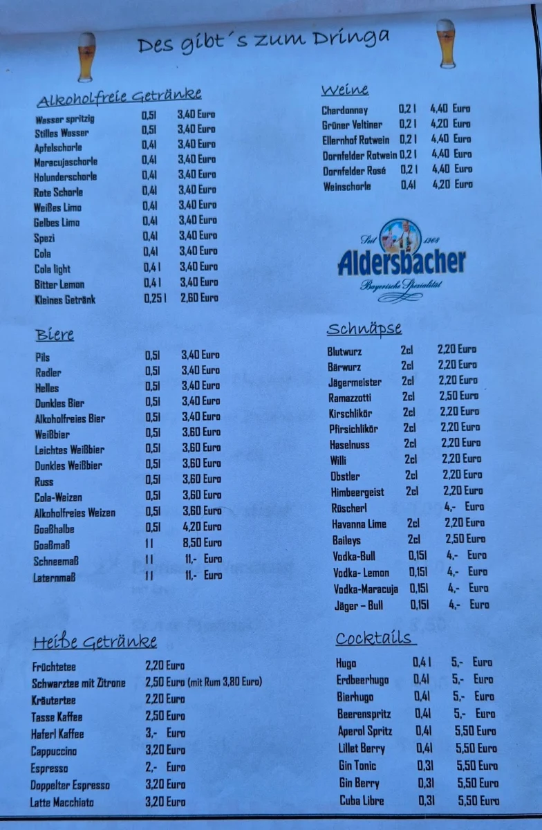 Speisekarte photo 2