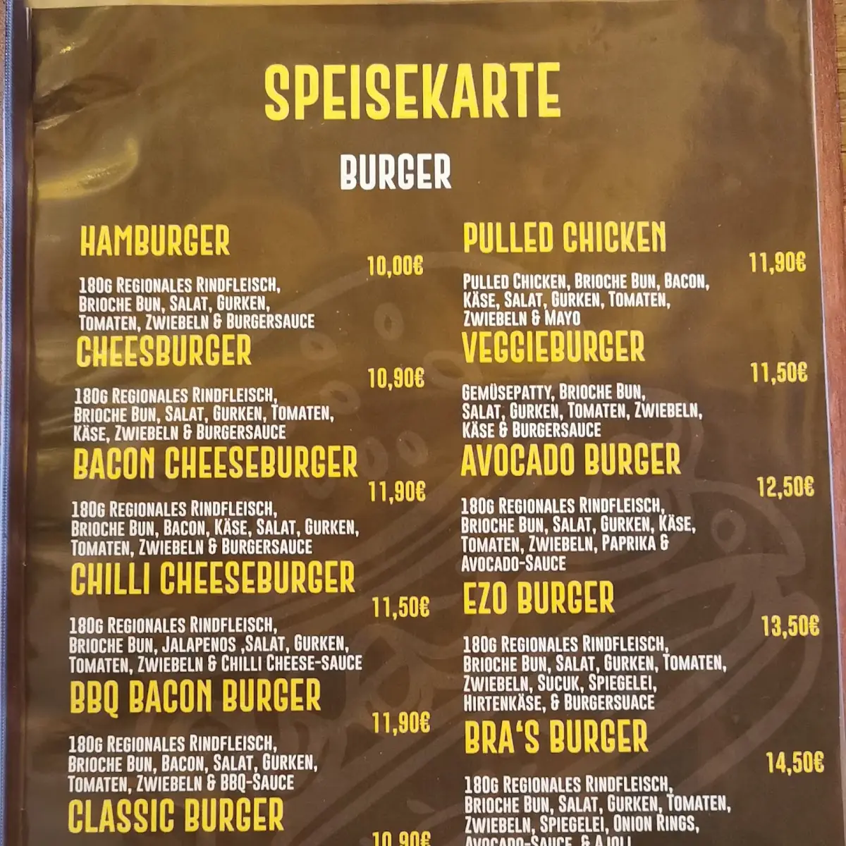 Speisekarte photo 5