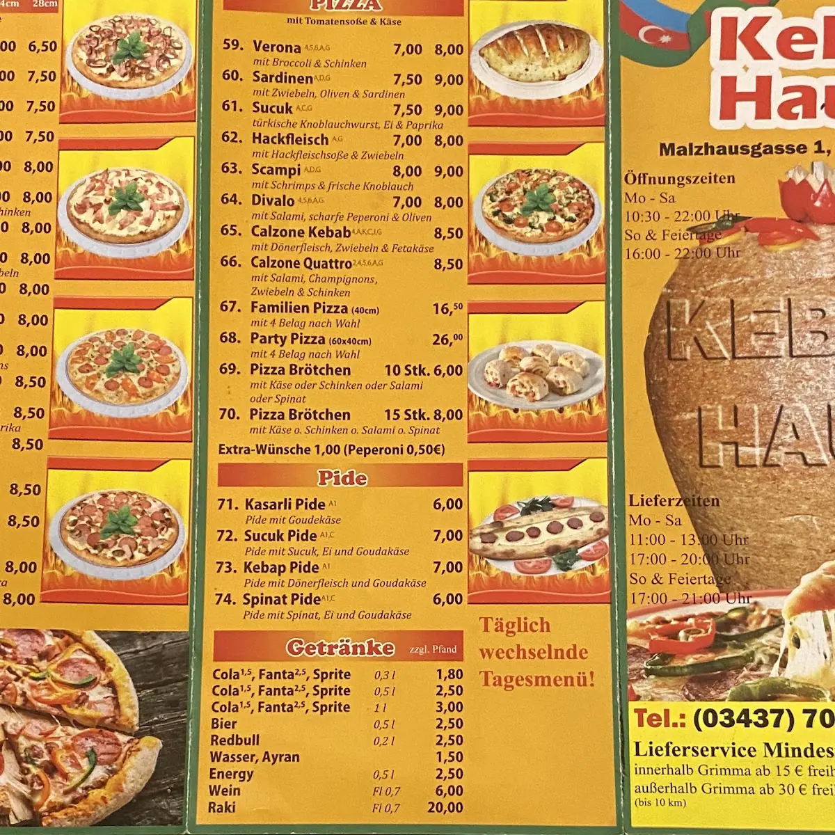 Speisekarte photo 2