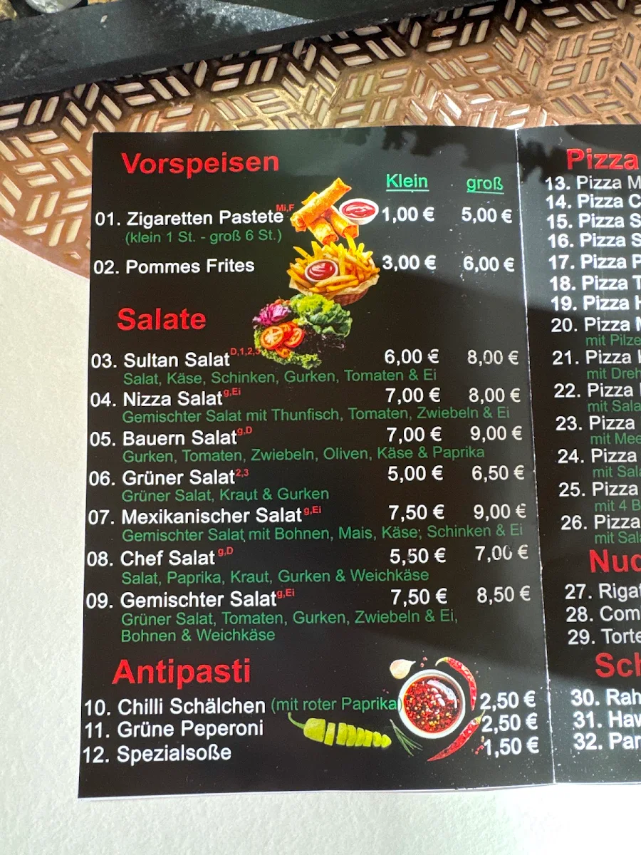 Speisekarte photo 2