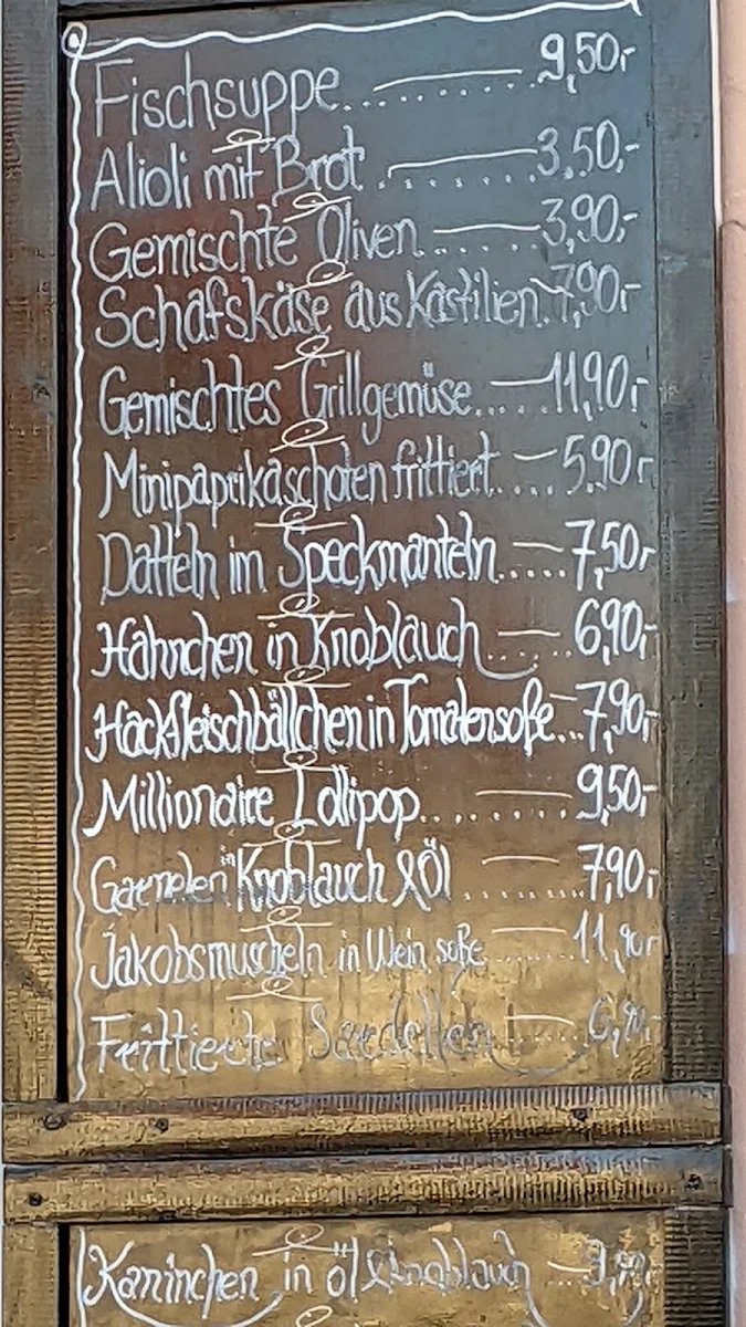 Speisekarte photo 3