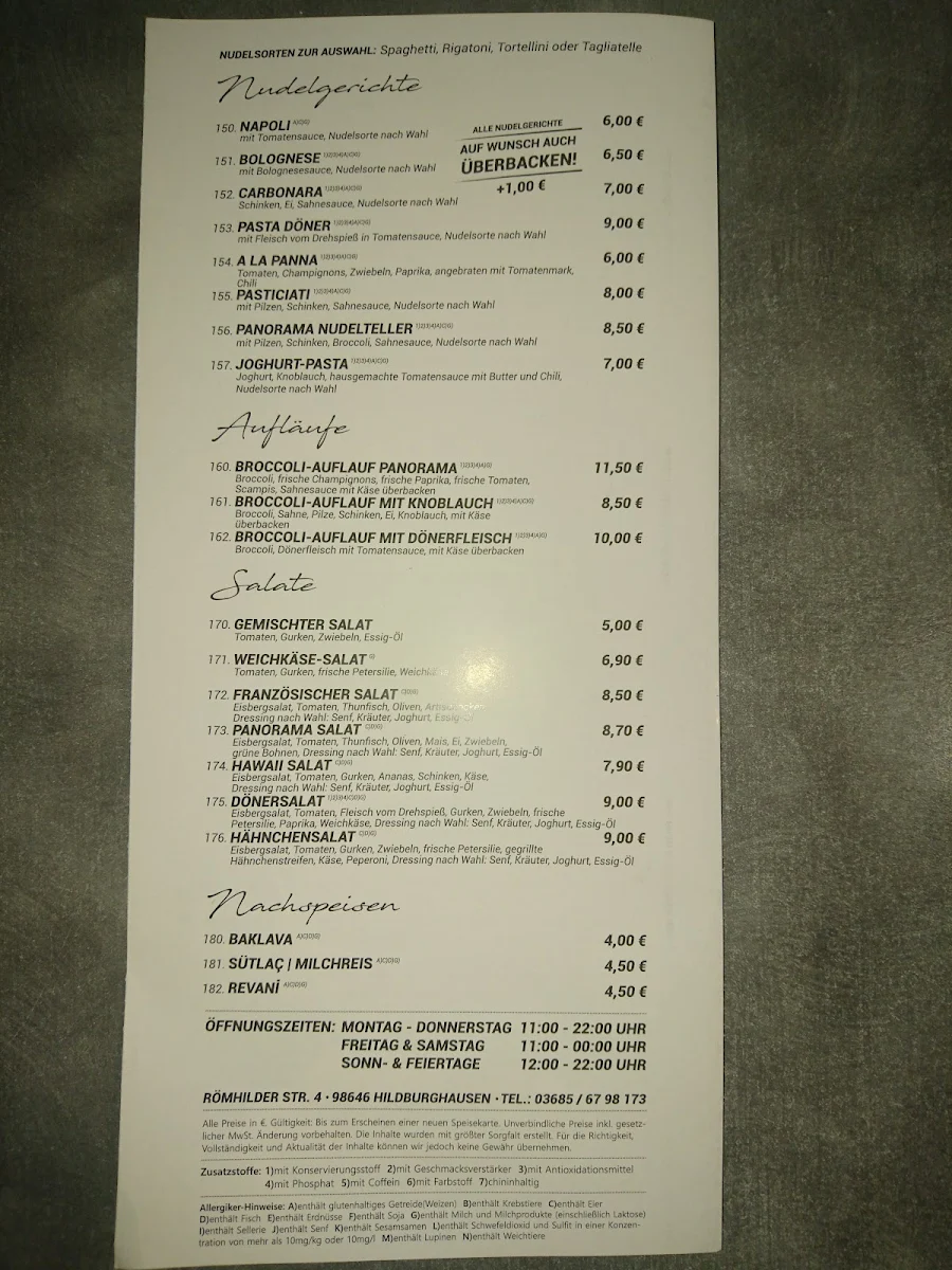 Speisekarte photo 8