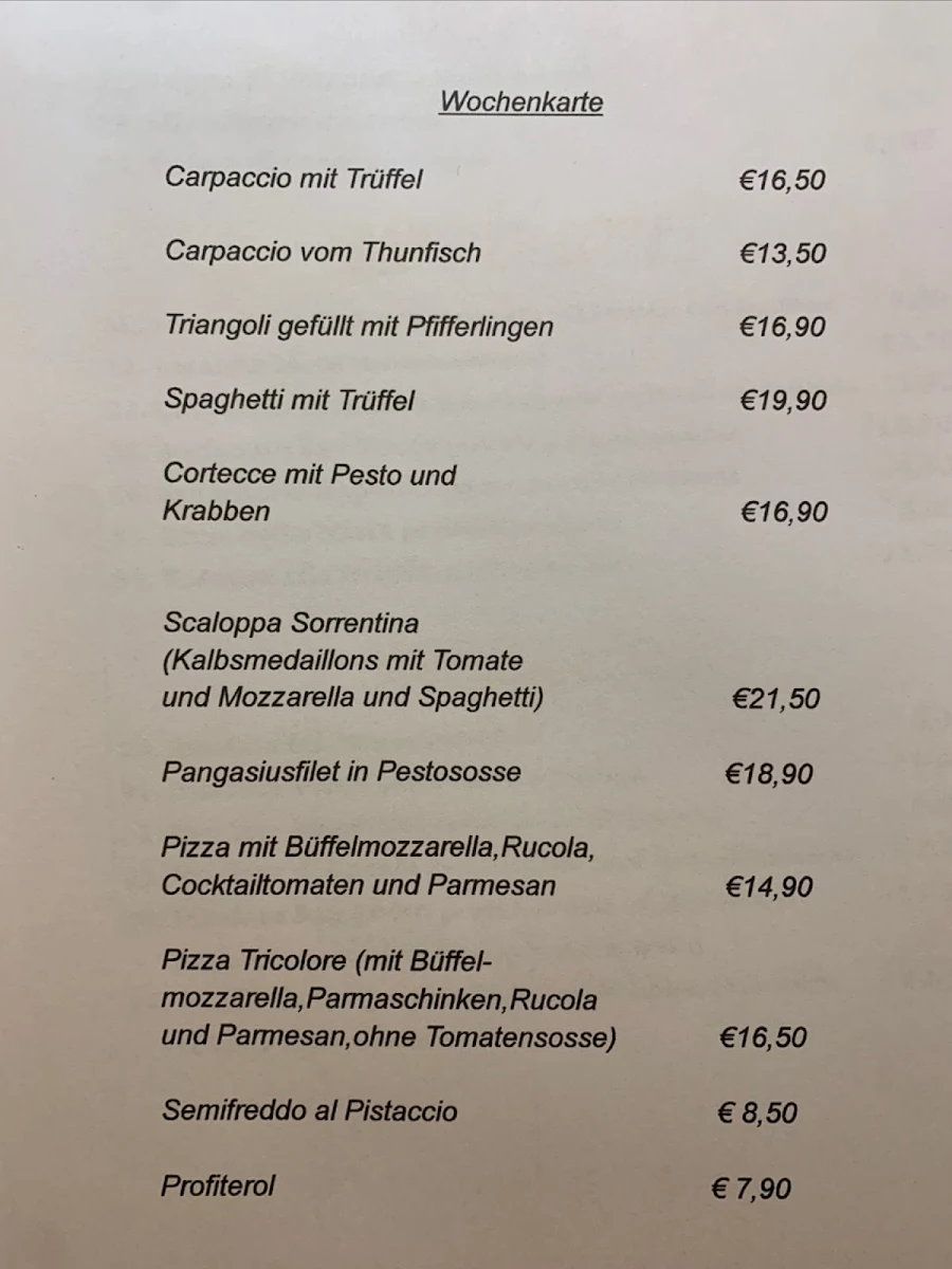 Speisekarte photo 1