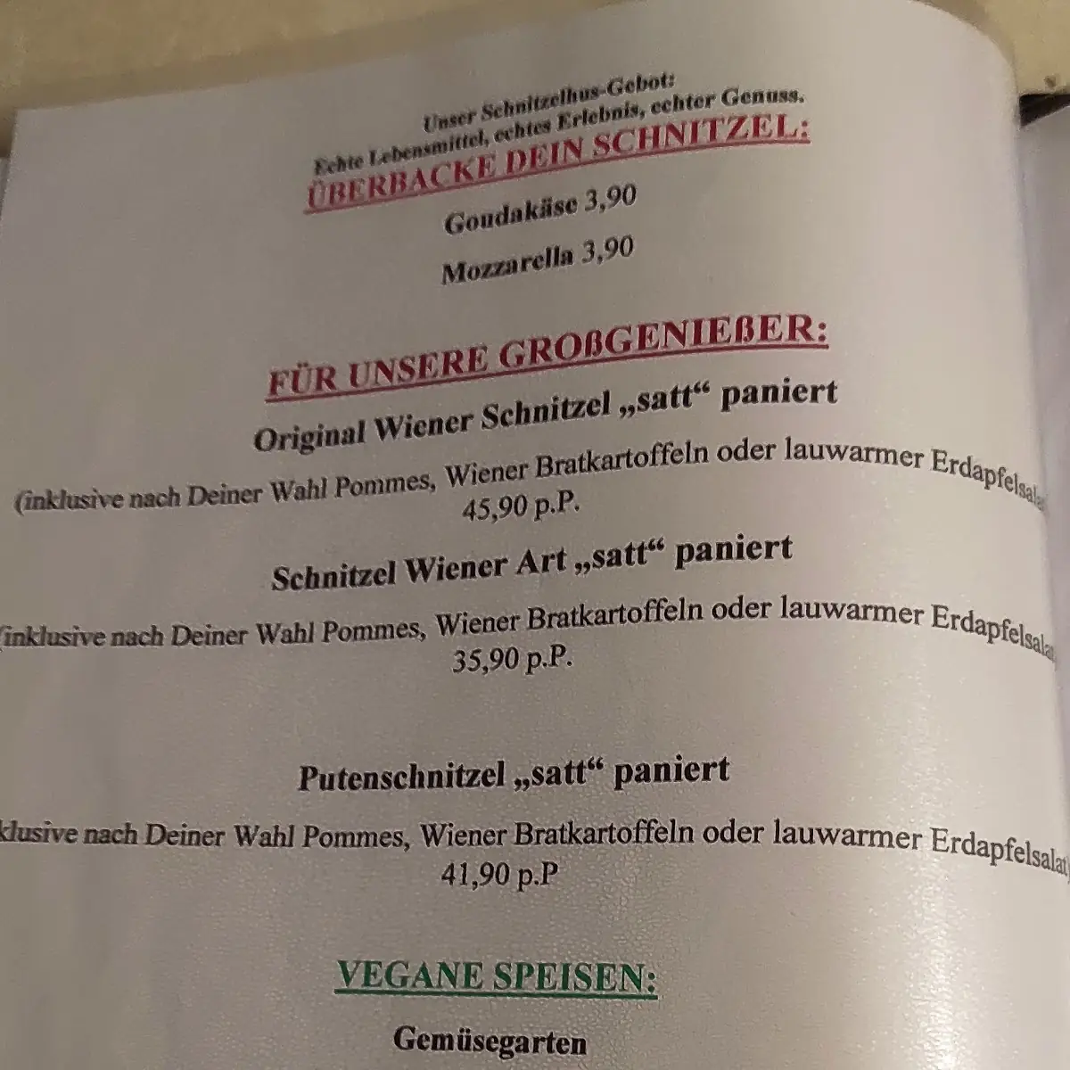 Speisekarte photo 6