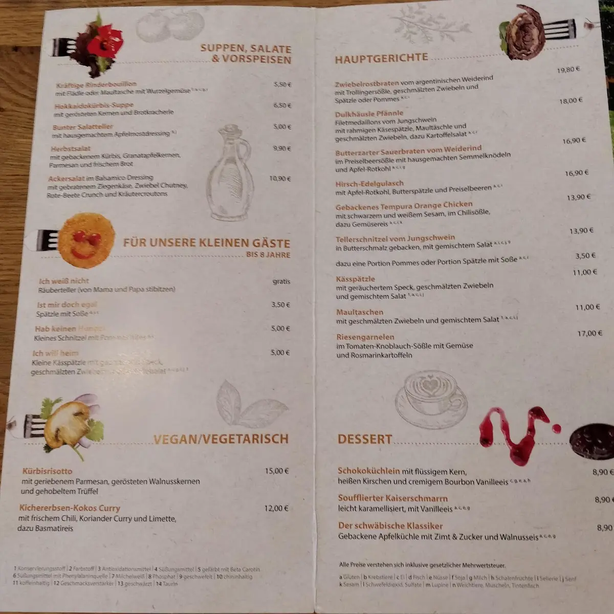 Speisekarte photo 3