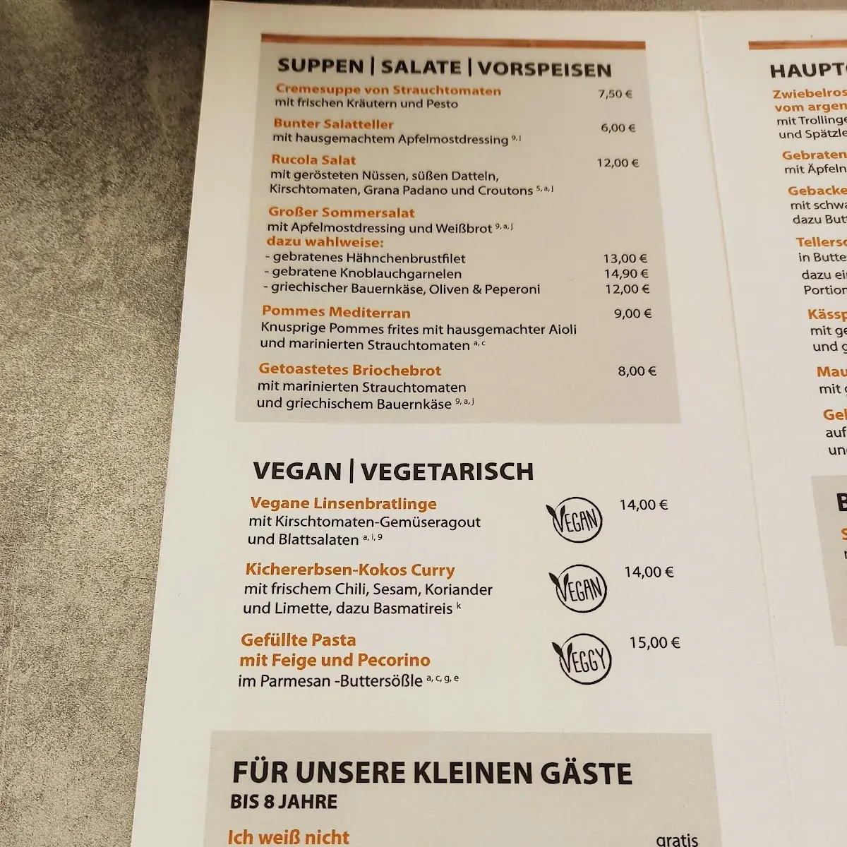 Speisekarte photo 7