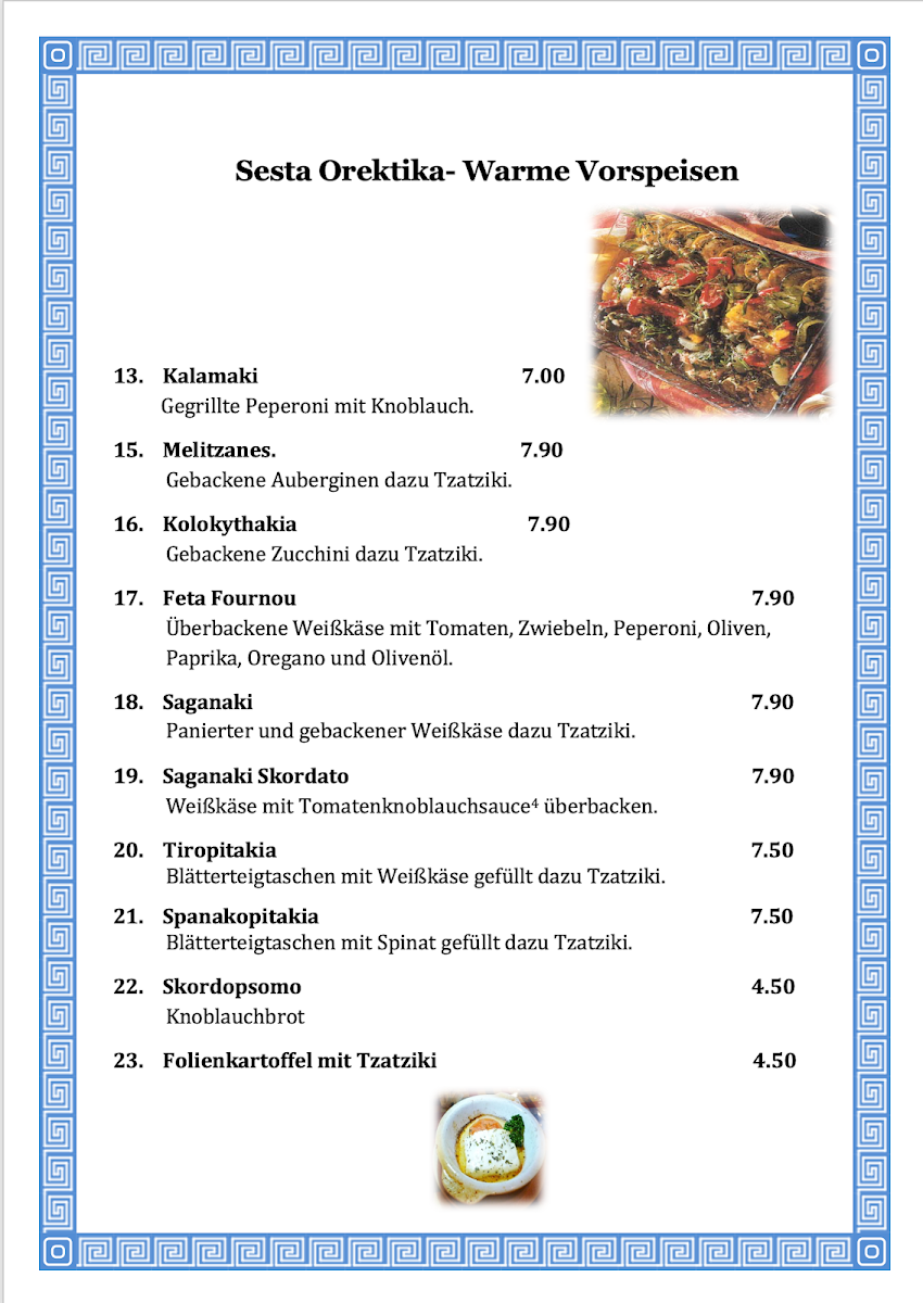 Speisekarte photo 5