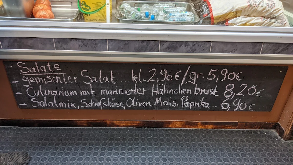 Speisekarte, Burger Culinarium