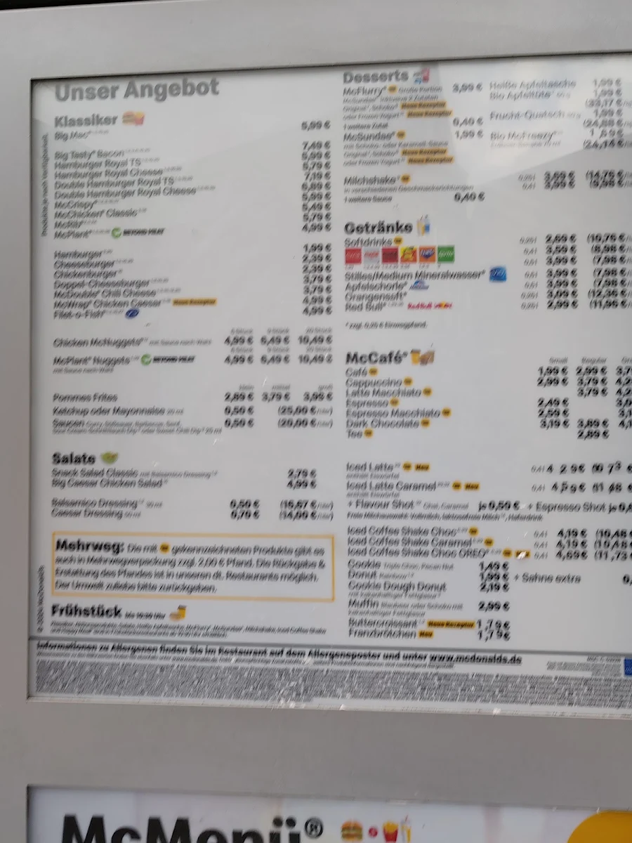Speisekarte photo 2